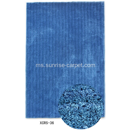 Sutera & microfiber Campurkan karpet Shaggy